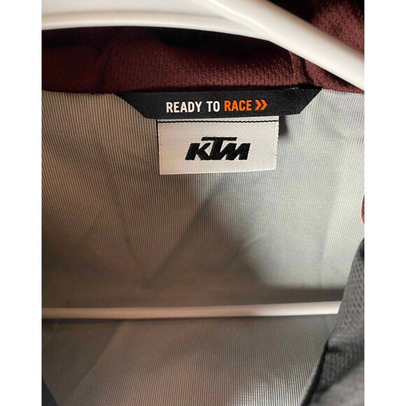 KTM Ready to Race Windbreaker Jacket Hooded Mens S Full Zip NWOT - Picture 3 of 8